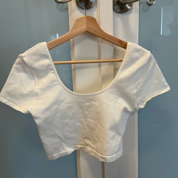 Dynamite white scoop neck t shirt - Picture 3 of 3